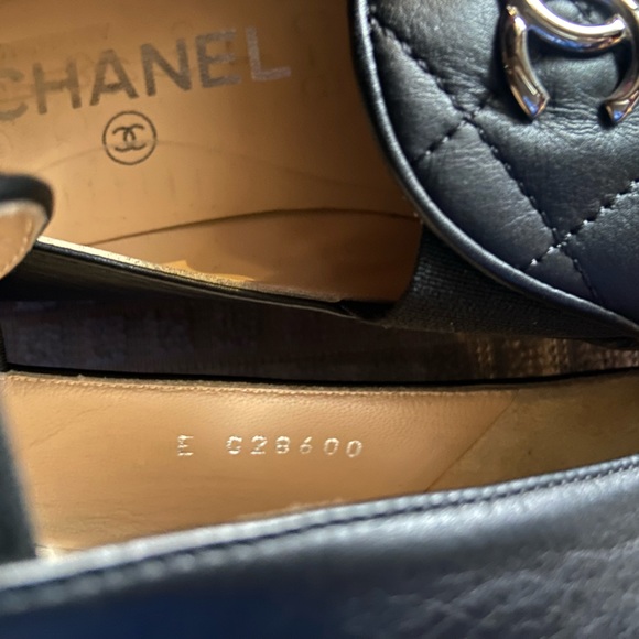 CHANEL 2013 Excellent Vintage Quilted super soft Lambskin Leather Loafers.US sz6 - Picture 9 of 16